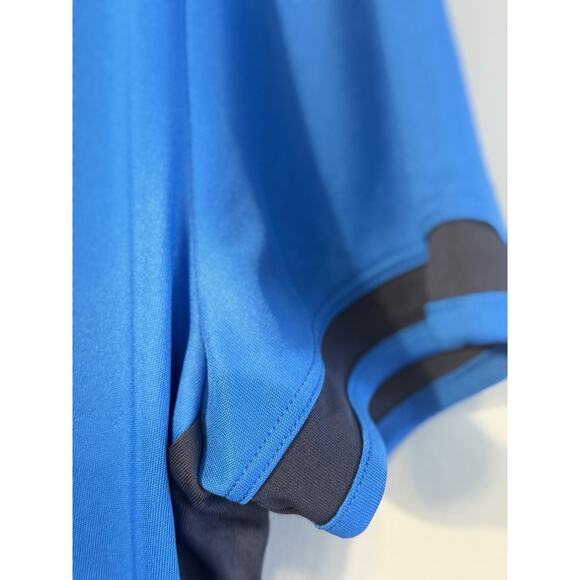 Callaway Women's Color Block Blue Sea Star Collar Golf Polo Opti-Dri Size L NWT - Picture 6 of 12